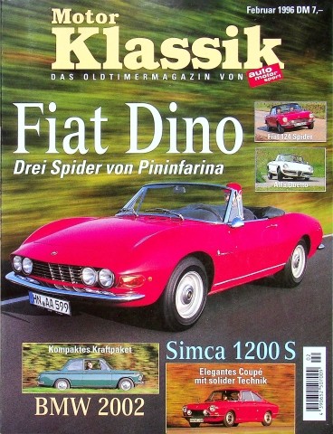 Deckblatt Motor Klassik (02/1996)